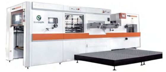 800x580mm Automatic Foil Stamping Die Cutting Machine With Stripping