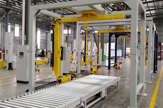 Automatic Airport Baggage Stretch Pallet Wrapper For Chemical Industry