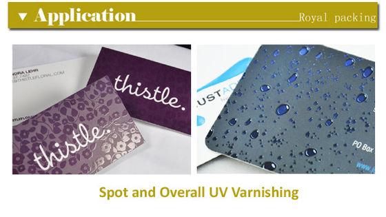 1060mm 80g Sheet Paper Waterbased UV Varnish Spot Coating Machine