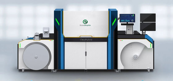 Paper Tape Adhesive Flexo Label Printing Machine 10m/Min