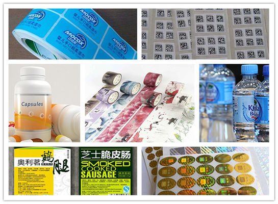 6 Colors Digital Label Printing Machine 75m/Min Uv Inkjet Label Printer