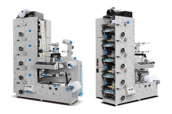 60m/Min Automatic Label Flexo Printing Machine For Adhesive Label