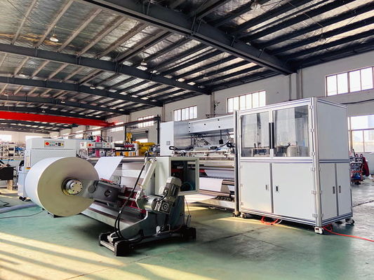 ECOO-T1400FA Shaftless Hydraulic Loading Thermal Paper Slitting Rewinding Machine
