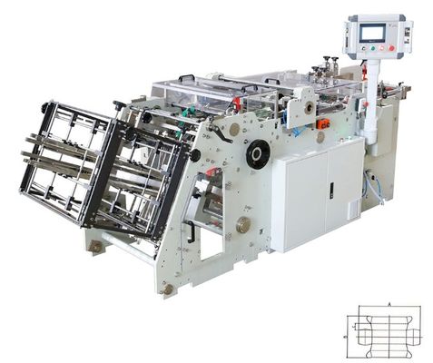 ECOO L-800A Fast Food Three Dimensional Cartoning Machine Paper Box Forming Machine