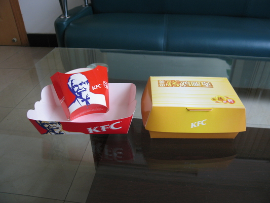 L-800A Hamburger Box Cartoning Machine For Food Paper Case