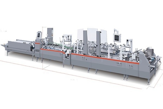Corrugated Paper Box Making Machine Carton Folding Gluing Machine 300M/Min