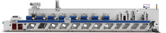 Roller Automatic Flexo Label Printer 23 Independent Servo Motors