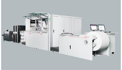 540mm Width Digital Inkjet Printer 600dpi*1200dpi 100m/min