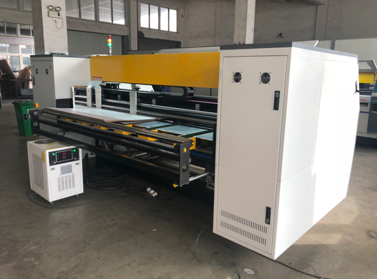 CMYK Corrugated Digital Inkjet Printer 2500mm Feeding Width