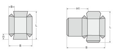 8kw Corrugated Paper Box Making Machine 400PCS/Min With 100mm Blank