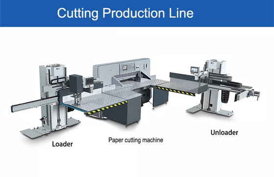Automatic Guillotine Paper Cutting Machine / Production Line 45 Cycles/min